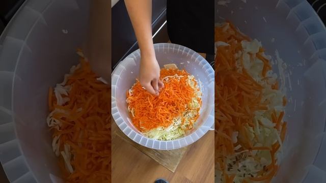 Классический рецепт квашения капусты #рецепт #сделайсам #простыерецепты #огород