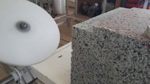 Резка вторичного поролона на ЧПУ станке ФРП-20М.