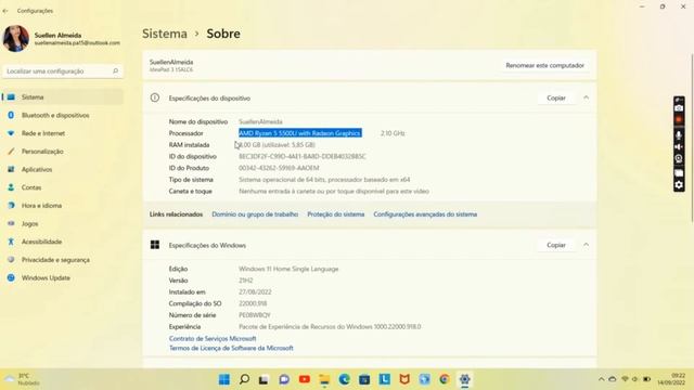 Review e Unboxing do Lenovo ideapad 3 5500U WINDOWS 11 смотреть онлайн