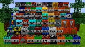 Тестирую TNT в майнкрафт