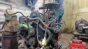 Запуск двигателя 2.0 OHC от ford transit после переборки