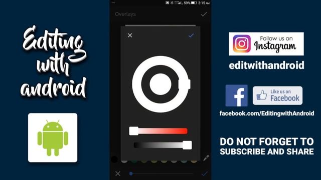 Edit photo with Overlay app Tutorial смотреть онлайн