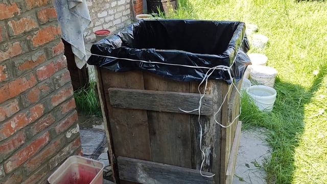 Деревянная БОЧКА для сбора дождевой воды! Китайские ПАКЕТЫ выручают!