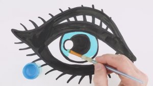 Простые рисунки! Как рисовать и раскрашивать макияж глаз! Руководство по рисованию для начинающих