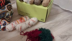 вязальный влог | очень много пряжи и уборка в материалах для вязания