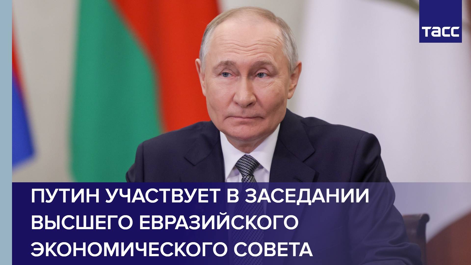 Путин участвует в заседании Высшего Евразийского экономического совета