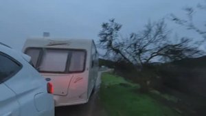 41 ч. Жизнь в караване у моря. Дизельный отопитель 1 с.