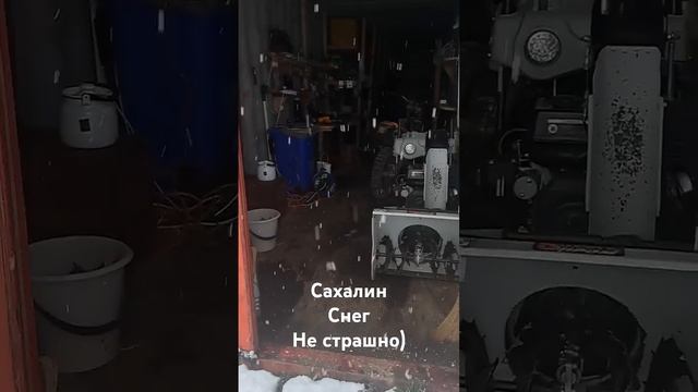 Сахалин. Первый снег.