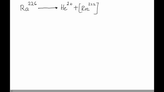 Detection of Radon-222 via daughter nuclides (Radioactivity series)