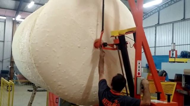 Резка поролона в рулон. смотреть онлайн