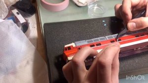 Ручная сборка модель ЧС4т масштаб 1:87(h0) e-lok chs4t