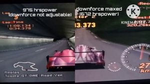 toyota gt1 road car vs toyota gt1 race car 98' (trial mountain in gt2)