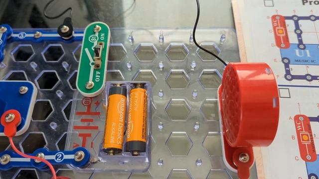 Sound Activated Switch - Elenco Snap Circuits Extreme Electronics Kit Project 3