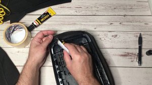 Установка чехла на центральный подлокотник Volkswagen Tiguan