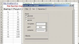 Нелинейная регрессия в MS Excel. Как подобрать уравнение регрессии? Некорректное значение R^2