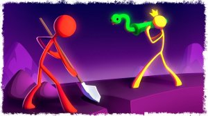 КАК ЖЕ ОН ОШИБАЛСЯ КОПАЯ ЯМУ... УГАР В STICK FIGHT!!!