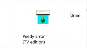 Peedy Error 1.25 (TV Edition)