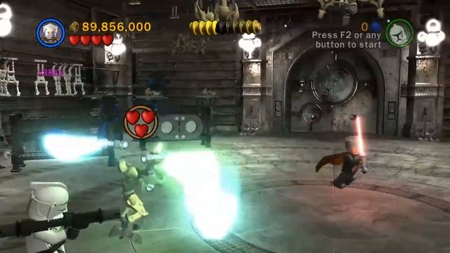 LEGO Star Wars III: The Clone Wars - Lair of Grievous - All Minikits 100% Walkthrough смотреть онлайн