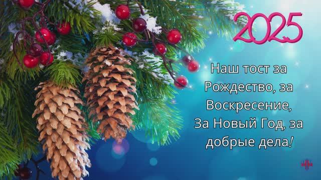 Здравствуй Новый Год! С наступающим Новым 2025 Годом и Рождеством Христовым! ПМПА, Санкт-Петербург