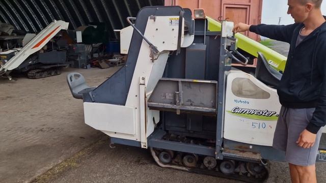 Комбайн для уборки моркови, чеснока под биг бэг и ящик. Комбайн Kubota CH201F смотреть онлайн