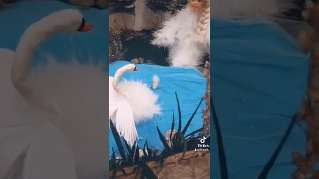 макет народной марийской сказки "Белая Лебедушка"