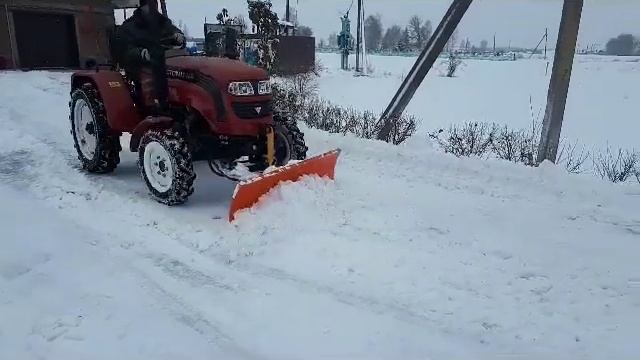 Отвал для минитрактора FOTON смотреть онлайн