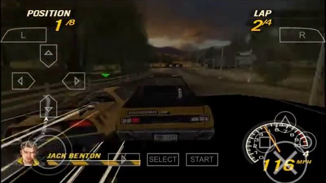 FlatOut Head On - Final Sunset "Steady" Race at Farmlands with Lentus смотреть онлайн