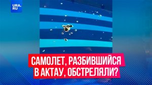 В Сети массово обсуждают версию обстрела самолета, разбившегося в Актау