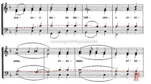 ХЕРУВИМСКАЯ ПЕСНЬ, В. Ковальджи №20 - Теноровая партия