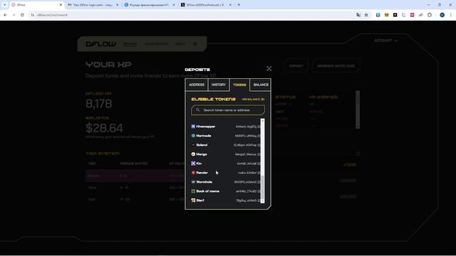 Dflow airdrop получи аирдроп 100$-1000$ с вложениями в 5$ в Solana airdrop депозит в memecoin x5 xp