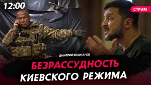 Безрассудность киевского режима [Дмитрий Фатигаров. СТРИМ]