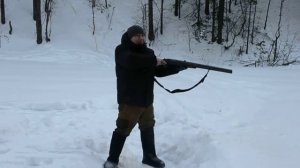 Зимняя стрельба из МР-27М. Иван.