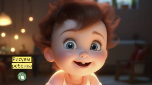 Маленькие художники: Рисуем ребенка (вариант первый) - Детский образовательный мультфильм