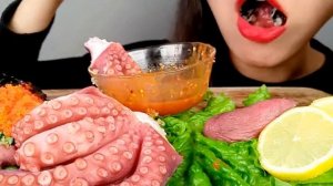 МУКБАНГ АСМР ОСЬМИНОГ