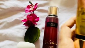 Victoria’s Secret body mist and hand lotion in the range pure seduction.