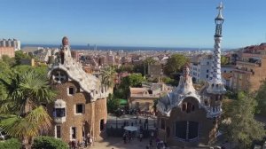 🇪🇸Прогулка по Испании, Барселона: парк Гуэля Гауди⛲😍 Сангрия и черная паэлья в Эль-Глоп💗 2022