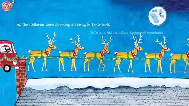 Pete the Cat saves the Christmas _ Animated Book _ Read aloud чтение вслух на английском (360p) смотреть онлайн