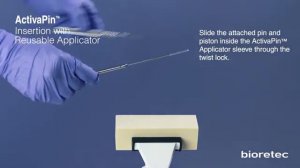 Видео Техника имплантации с использованием многоразового инструмента