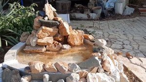 ФОНТАН на даче (водопадик) своими руками