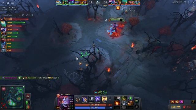 Anti-Mage Dota 2 Gameplay Yatoro with Battlefury - TI12 смотреть онлайн