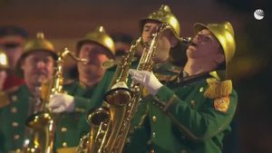 Спасская башня 2024   Сводный оркестр МЧС