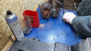 Установка выпускного коллектора на митсубиси паджеро мини 2 часть.