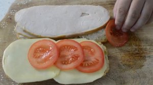 Costco Turkey Provolone Sandwich at Home | Quick Lunch