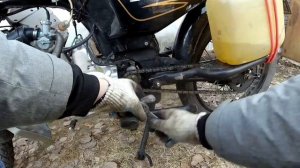 Ставлю на "Альфу" ведущую звезду 13 зубов. Снова пытаюсь измерить максимальную скорость