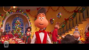 The Grinch has Christmas Dinner отрывок из мультфильм на английском (360p)