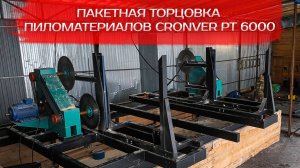 Пакетная торцовка дисковая Cronver PT 6000