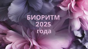 Биоритм 2025 года. Какие процессы будут преобладать в 2025 году?