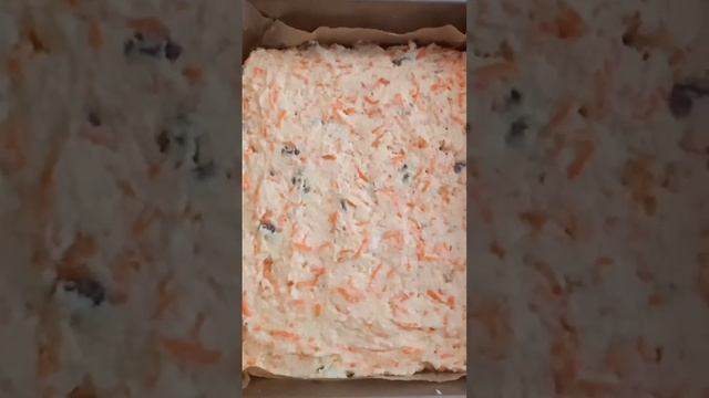 Морковная запеканка с изюмом🙏🥰👍
