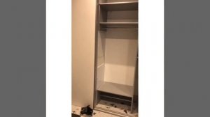 Люк в нише для шкафа купе