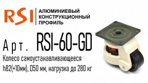 RSI-60-GD | Колесо самоустанавливающееся RSI-60-GD